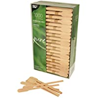 Los mejores  - Papstar 16715- 1000 agitadores- removedores- madera- pure- 13 centimeter